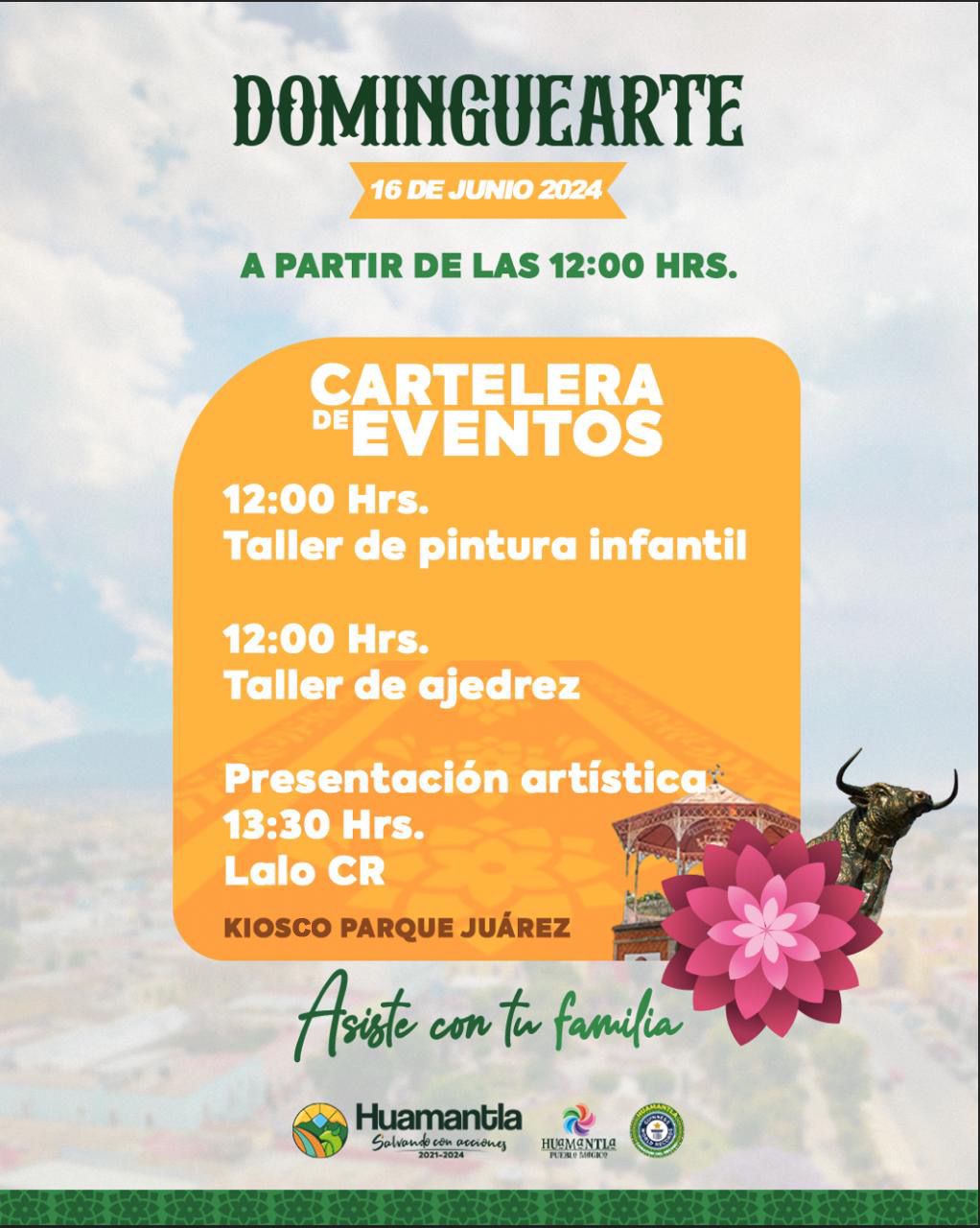 ‘Dominguearte’ celebra el Día del Padre en Huamantla